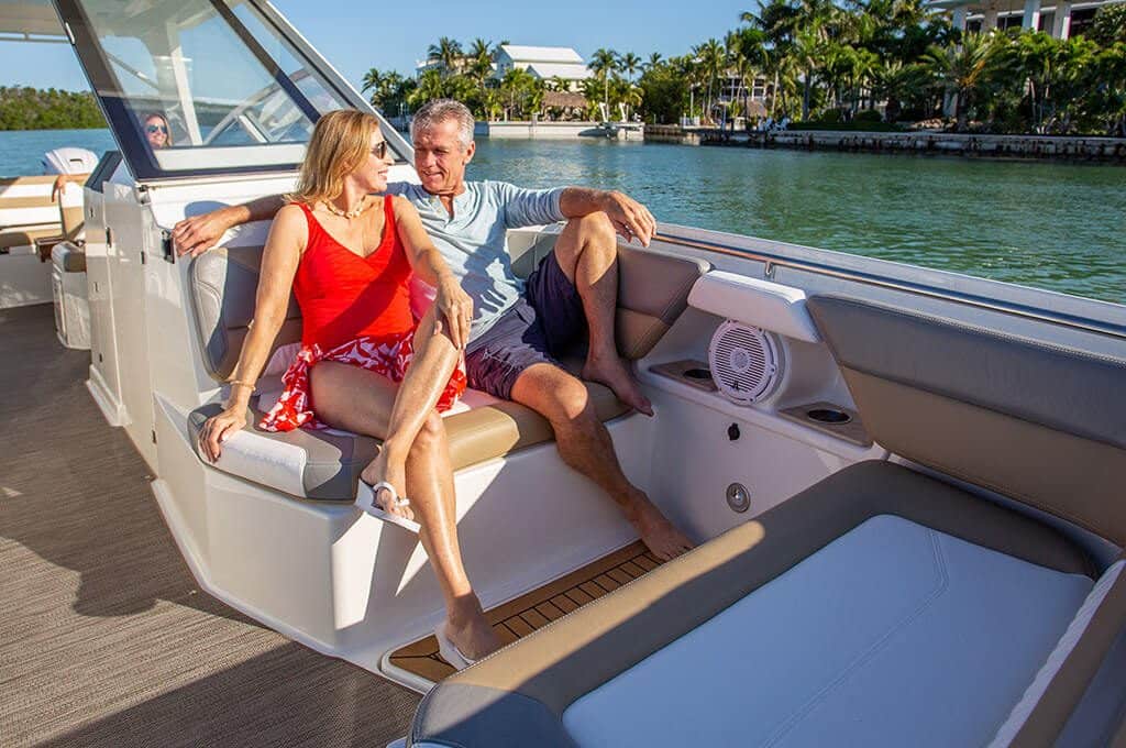 Couple In Bow Seats